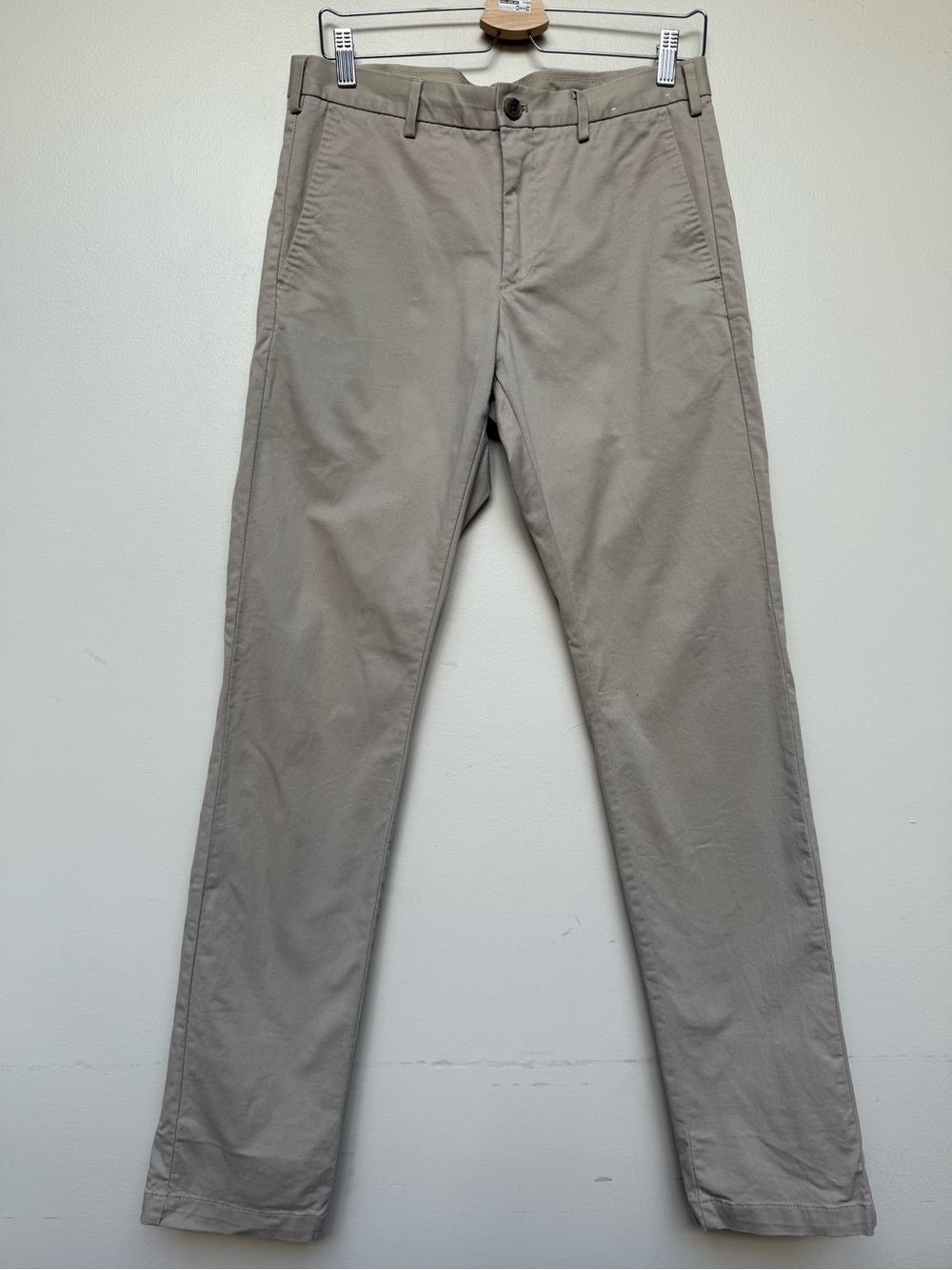 UNIQLO Slim Fit Stretch Chino Pants Khaki 79cm/31W